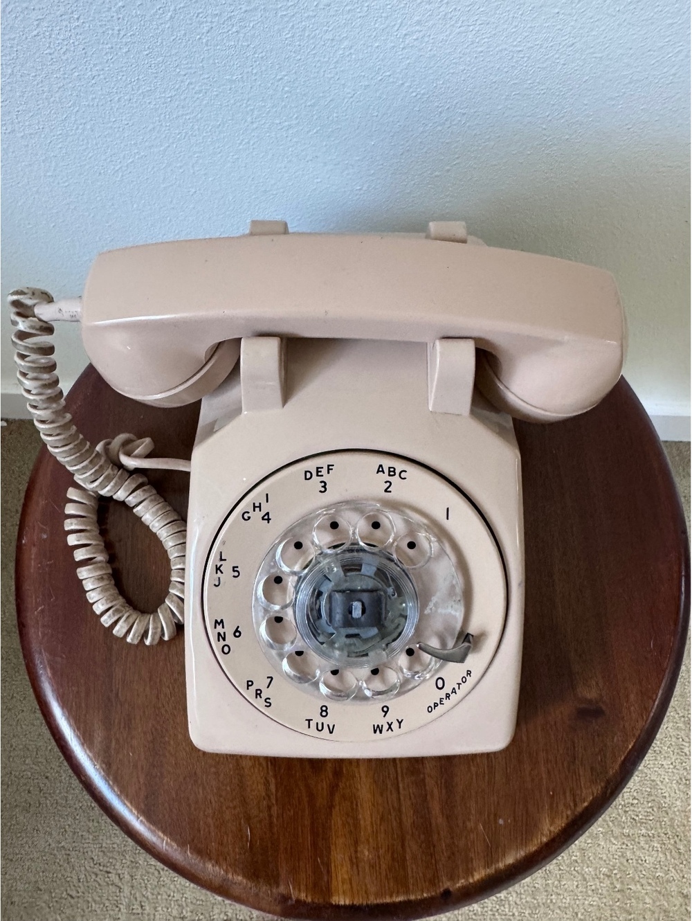 Vintage Stromberg-Carlson Rotary Dial Telephone Beige